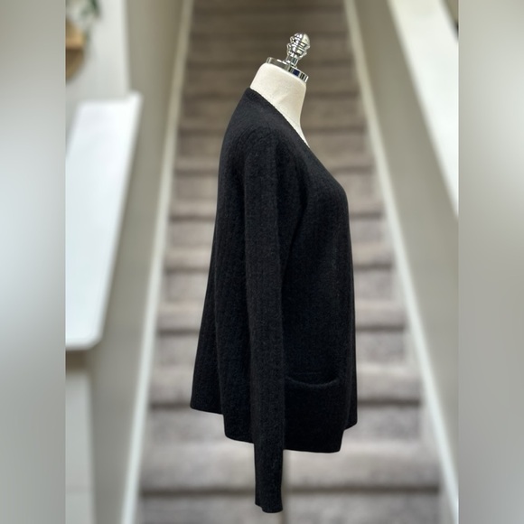 JUST FEMALE Zoe Mohair Wool Cozy Open-Front Cardigan Black Women’s S (see notes) - Picture 8 of 13